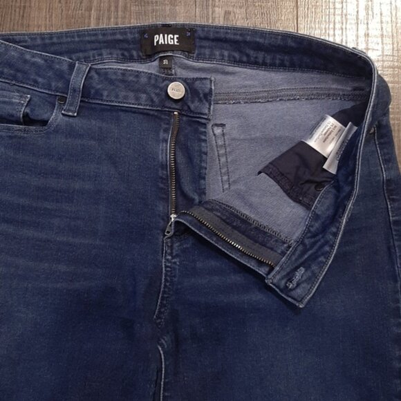 Paige Denim Verdugo Ankle Cropped Ultra Skinny Jeans High Waist Size 31 - Picture 7 of 15